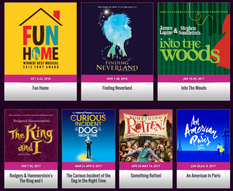 PlayhouseSquare's 2016-2017 KeyBank Broadway Series